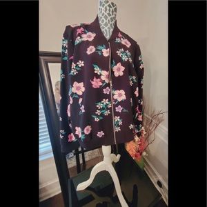 Lane Bryant floral jacket